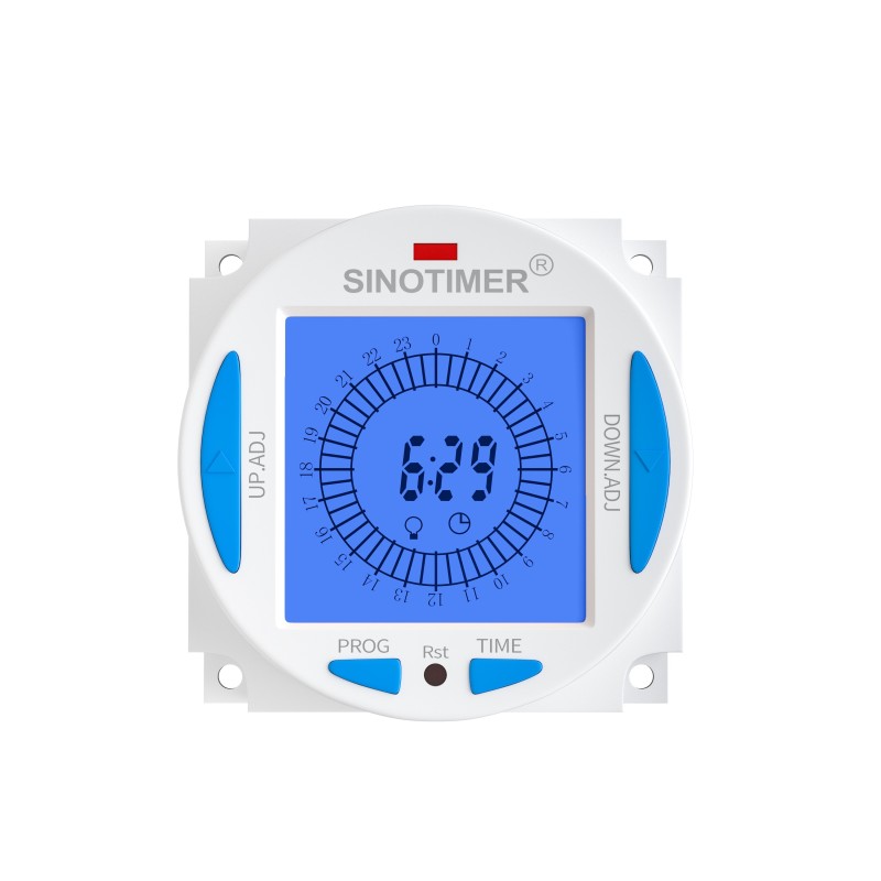 Relay digital safety voltage protection, between 1 63A programmable