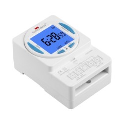 Releu digital cu temporizator, Sinotimer, 200-250VAC, 50/60Hz, 7 zile, ecran LCD, TM6338H-30D