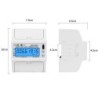 Contor monofazat de energie electrica, Sinotimer, 230V AC 50Hz, 5(100)A, ecran digital LED iluminat, DDS6619-015