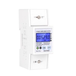 Contor monofazat de energie electrica, Sinotimer, 230V AC 50Hz, 5(80)A, ecran digital LED iluminat, DDS529MR