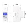 Contor monofazat de energie electrica, Sinotimer, 230V AC 50Hz, 5(80)A, ecran digital LED iluminat, DDS529MR