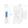 Contor monofazat de energie electrica, Sinotimer, 230V AC 50Hz, 5(100)A, ecran digital LED iluminat, DDS519R