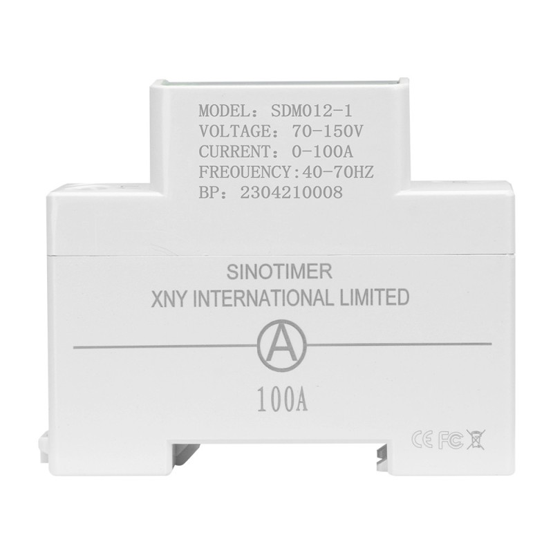 Compteur D'énergie KWh Sur Rail DIN HTML 0-999kWh - AC 50u2011300V - BTN