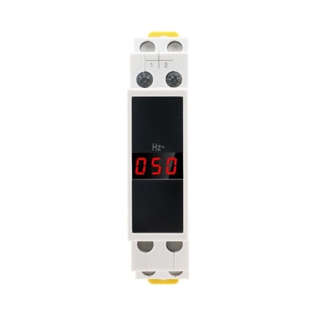 Frecventmetru SINOTIMER, digital monofazic, pentru sina tablou DIN, SDM011HZ