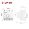 Releu siguranta digitala de protectie tensiune, Sinotimer, 60A, STVP-60, recuperare automata