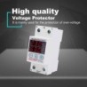 Releu digital de protectie tensiune, Sinotimer, reglabil intr 1- 63A, , ecran digital LED, SVP-916-63A
