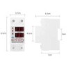 Releu siguranta digitala de protectie tensiune, Sinotimer, 40A, SVP-918-40A, ecran dublu LED, recuperare automata