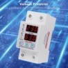 Releu siguranta digitala de protectie tensiune, Sinotimer, 63A, ecran LED, recuperare automata, SVP-63A