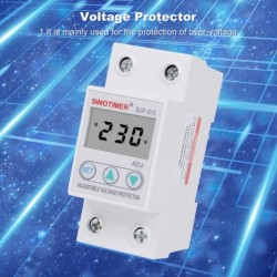 Releu siguranta digitala de protectie tensiune, Sinotimer, 40A, SVP-915, ecran LED, recuperare automata, SVP-915-40A