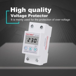 Releu siguranta digitala de protectie tensiune, Sinotimer, 40A, SVP-915, ecran LED, recuperare automata, SVP-915-40A
