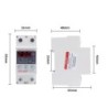 Releu de protectie tensiune monofazic, Sinotimer, 40A, ecran digital LED, recuperare automata, SVP-912-40A