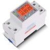 Releu siguranta digitala de protectie tensiune, Sinotimer, programabil intre 1-80A, 220V, recuperare automata, SVP-977