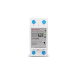 Comutator monofazat SINOTIMER WDS688 5-60A 230V Smart WiFi Control din aplicatia telefon mobil multifunctional
